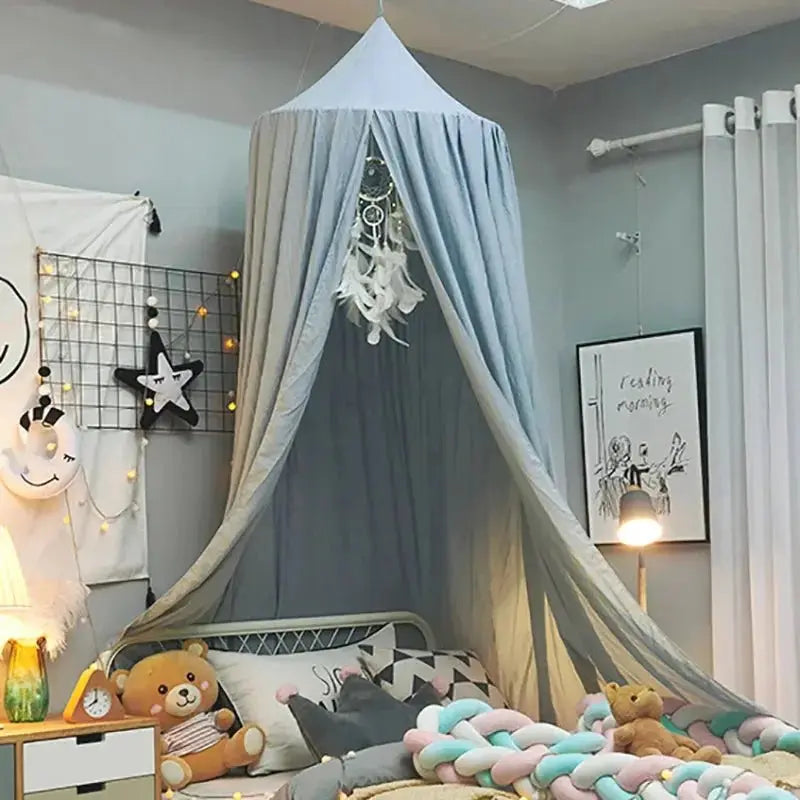 Blue Bed Canopy