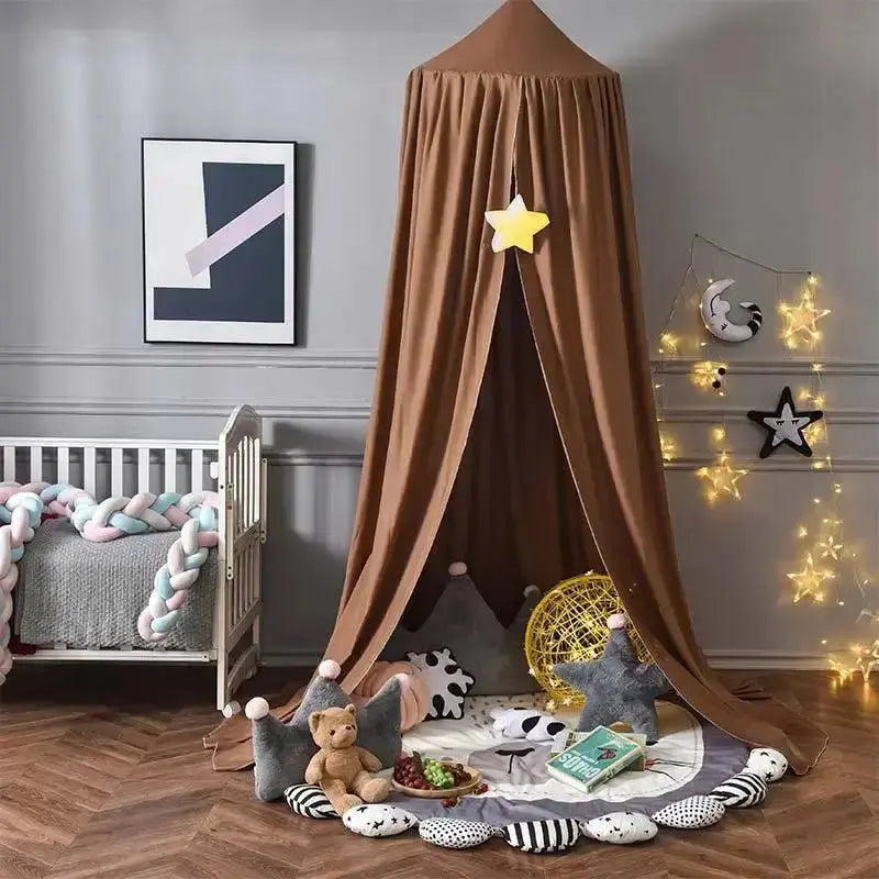 Brown Bed Canopy