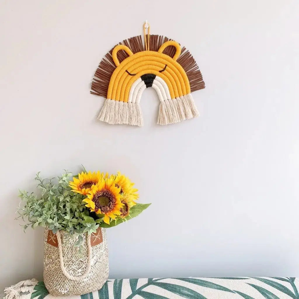 Macrame Wall Hanging - Lion Head