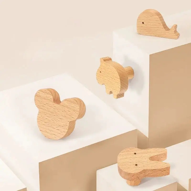 Décoration | Patère tête d'animal en bois