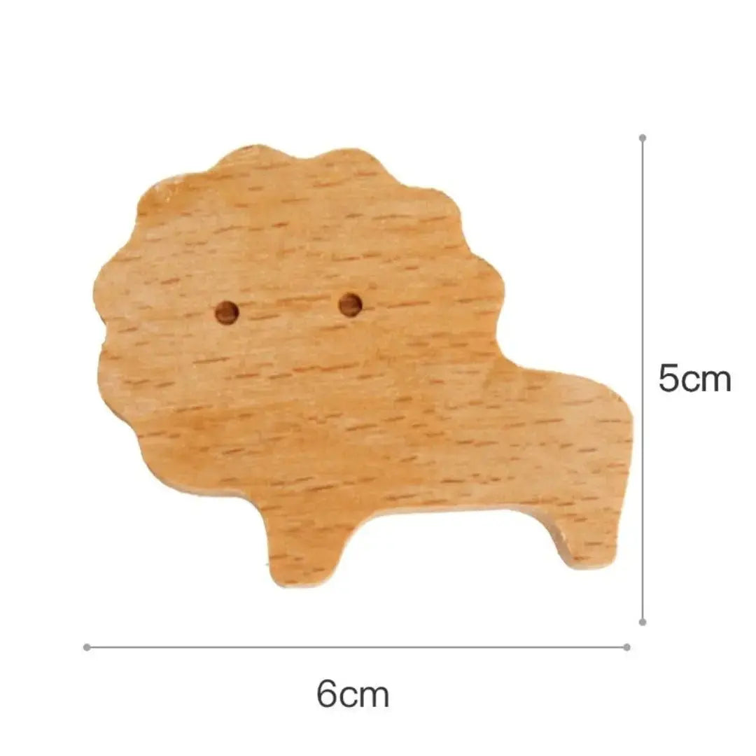 Décoration | Patère tête d'animal en bois