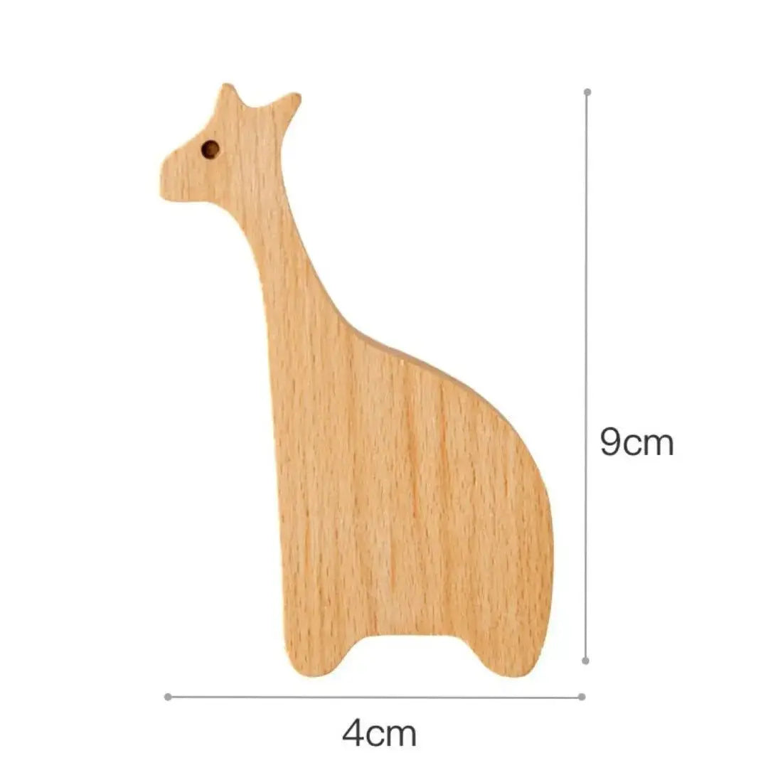 Décoration | Patère tête d'animal en bois