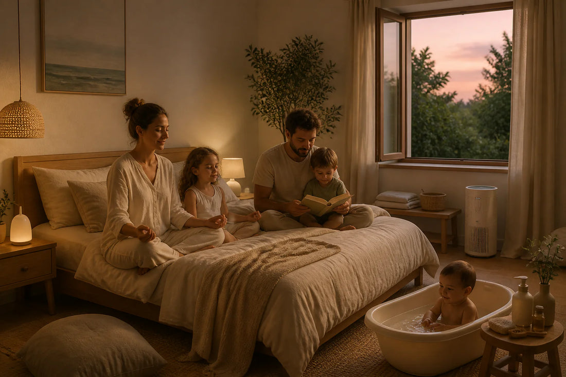 Adopter une routine nocturne naturelle pour les parents et les enfants : dormir paisiblement