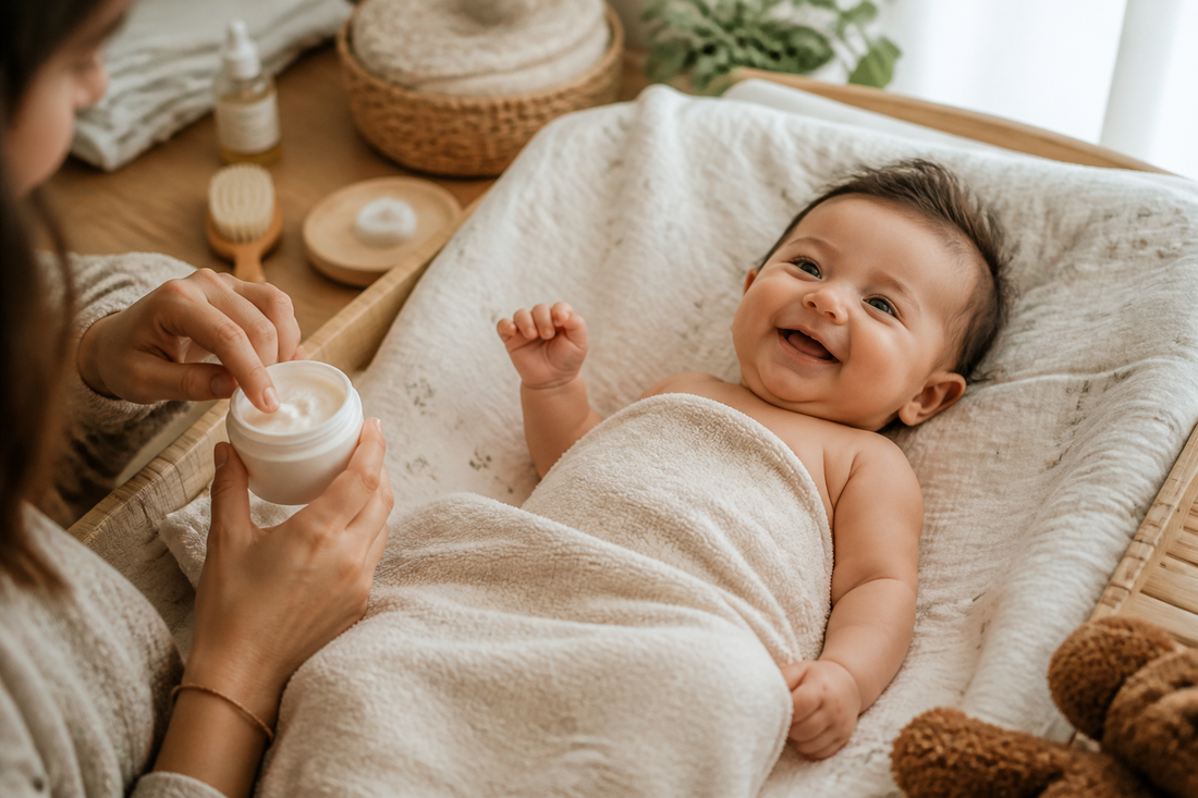 Fesses rouges de bébé : soulager l'érythème fessier