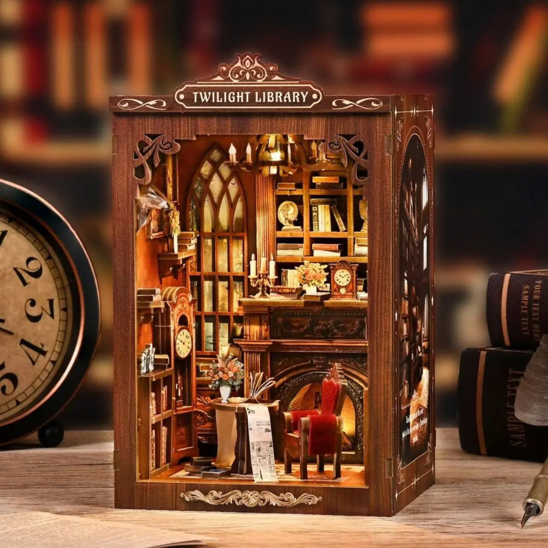 Kits Book Nook : transformez votre étagère en monde miniature