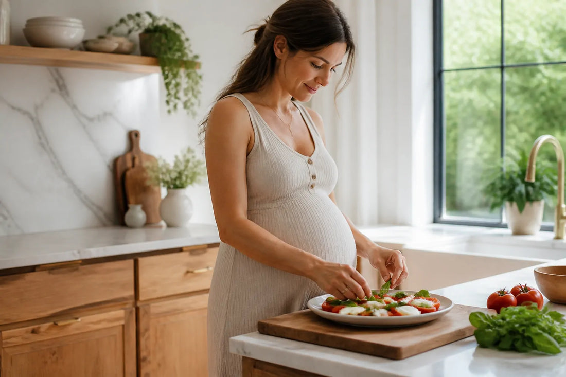 Image d'illustration douce et lumineuse pour l'article Peut-on manger de la burrata enceinte sans risque ?