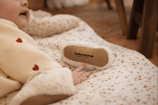 Chaussons bébé en cuir souple, layette et cadeau de naissance