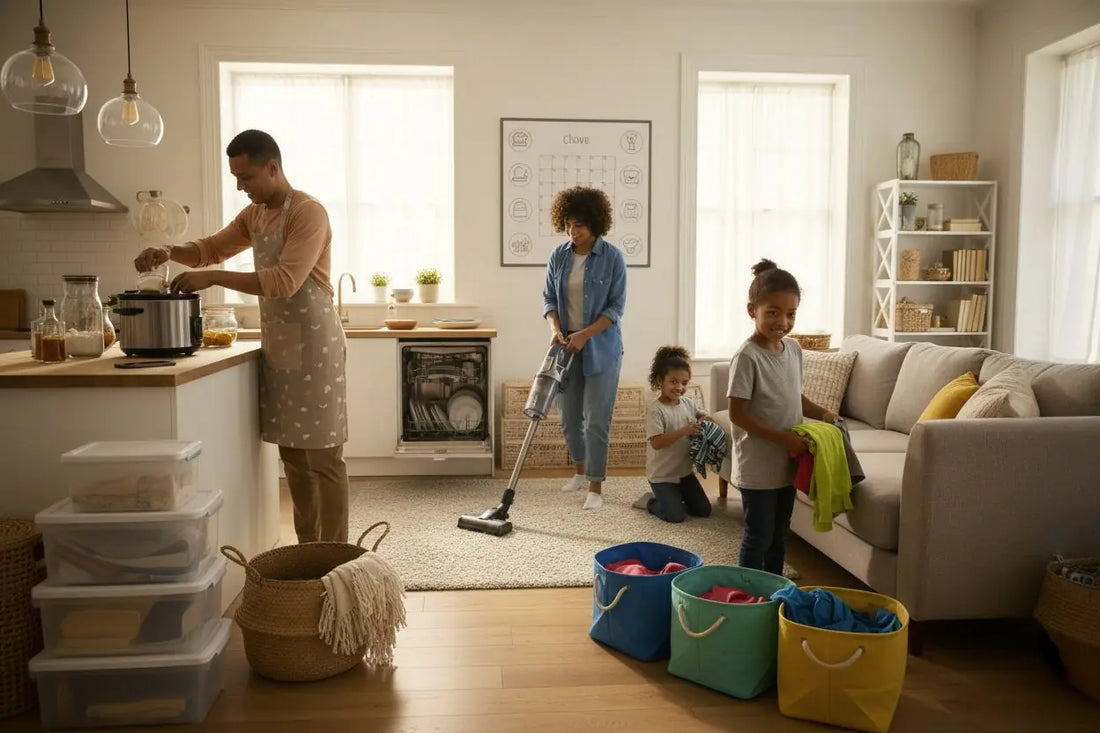 Ménage et vie de famille : astuces pour gagner du temps quotidiennement