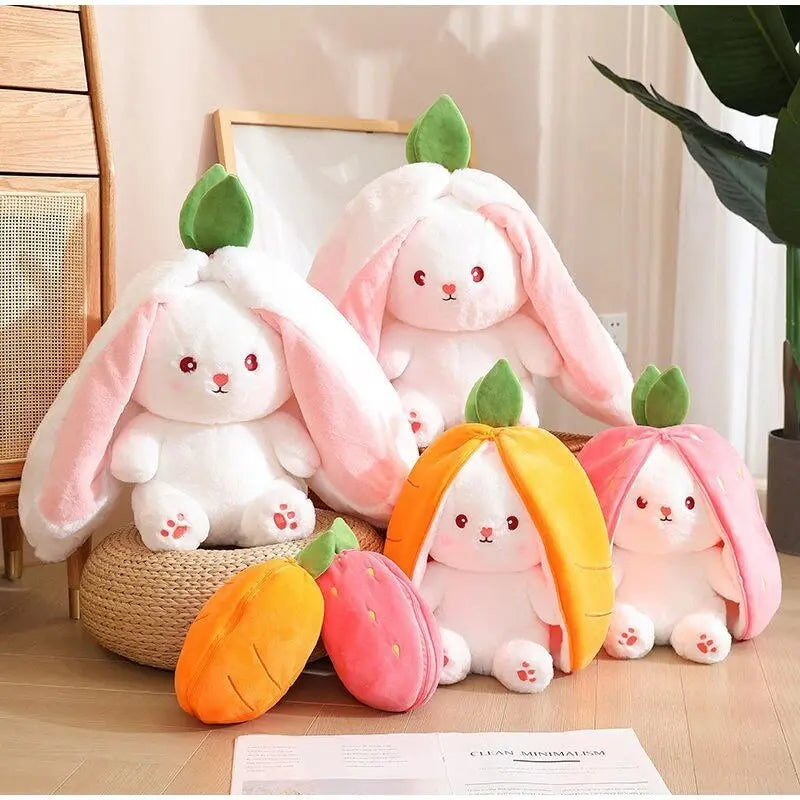 Peluche Lapin Carotte aux grandes oreilles Lovely Cocoon