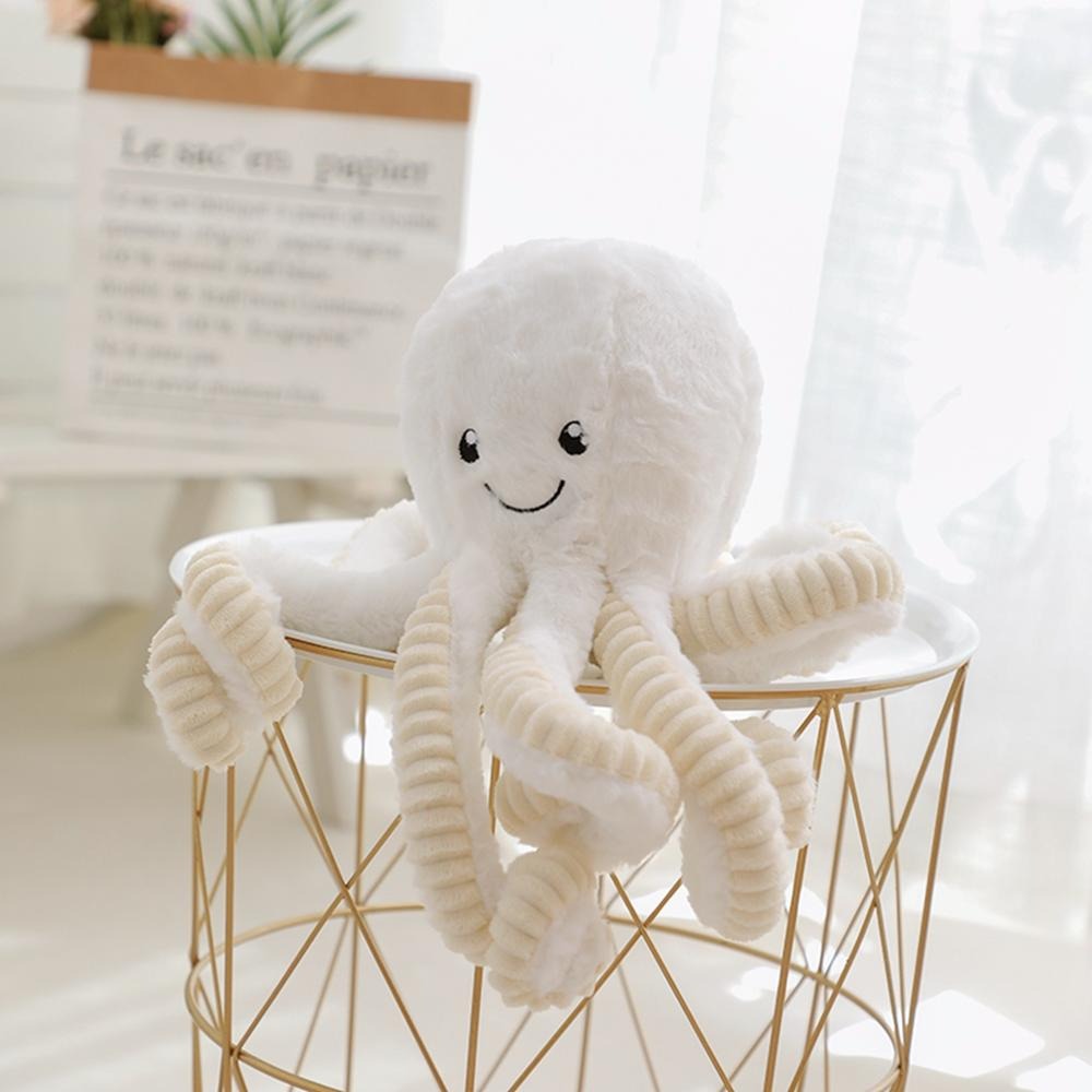 Peluche Pieuvre - Blanche - Lovely Cocoon