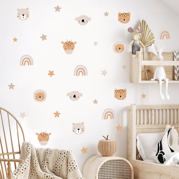 Stickers Animaux et Arc-en-ciel pour enfants – Lovely Cocoon