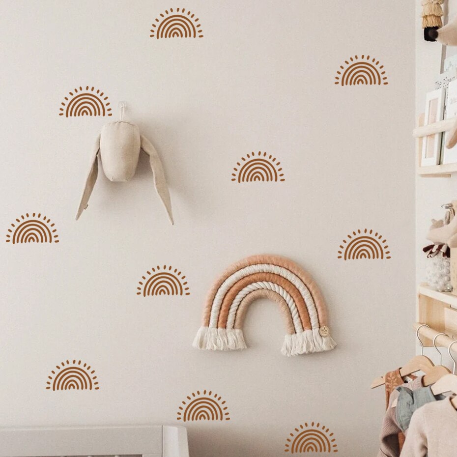 Stickers Muraux Coucher de Soleil pour chambre d'enfant - Bronze - Lovely Cocoon